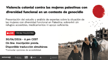Invitación webinar mujeres palestinas y discapacidad