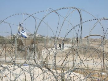 Palestina alambrada ocupación israelí