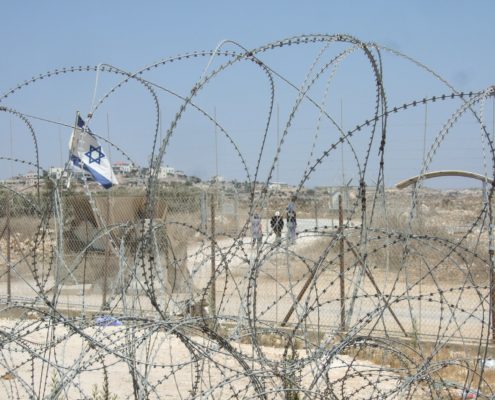 Palestina alambrada ocupación israelí