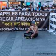 Imagen manifestaciones a favor de la regularización. CC Rafael Muñoz