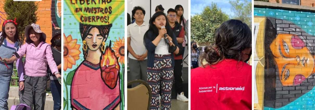 Jóvenes reivindicando derechos sexuales y reproductivos