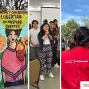 Jóvenes reivindicando derechos sexuales y reproductivos