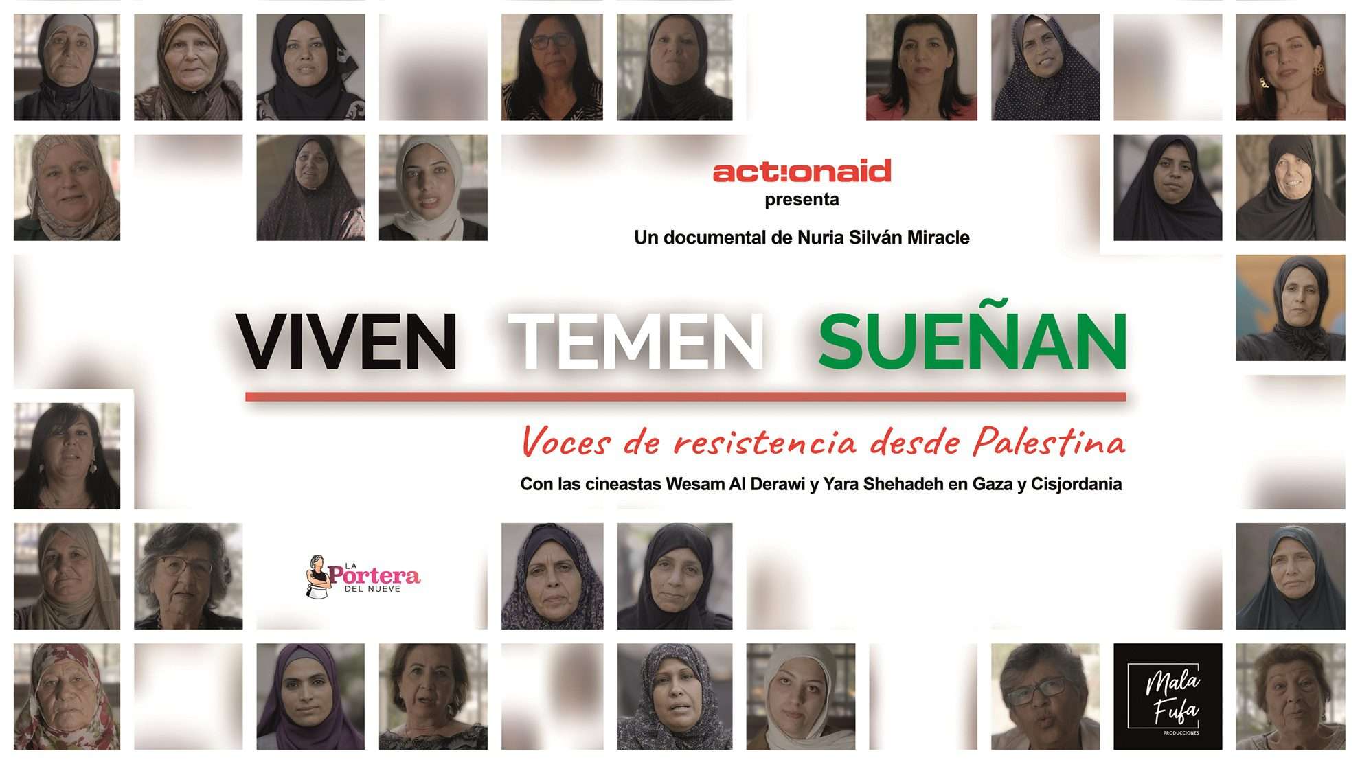 Cartel Viven, temen, sueñan