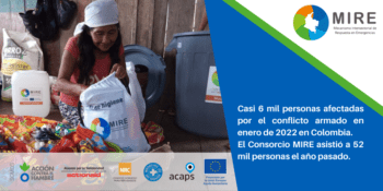 Casi 6 mil personas afectadas por el conflicto armado