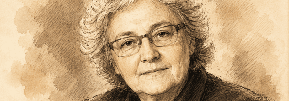 Soledad Gallego patrona Alianza por la Solidaridad. Imagen creada con Chat GPT a partir de una fotografía