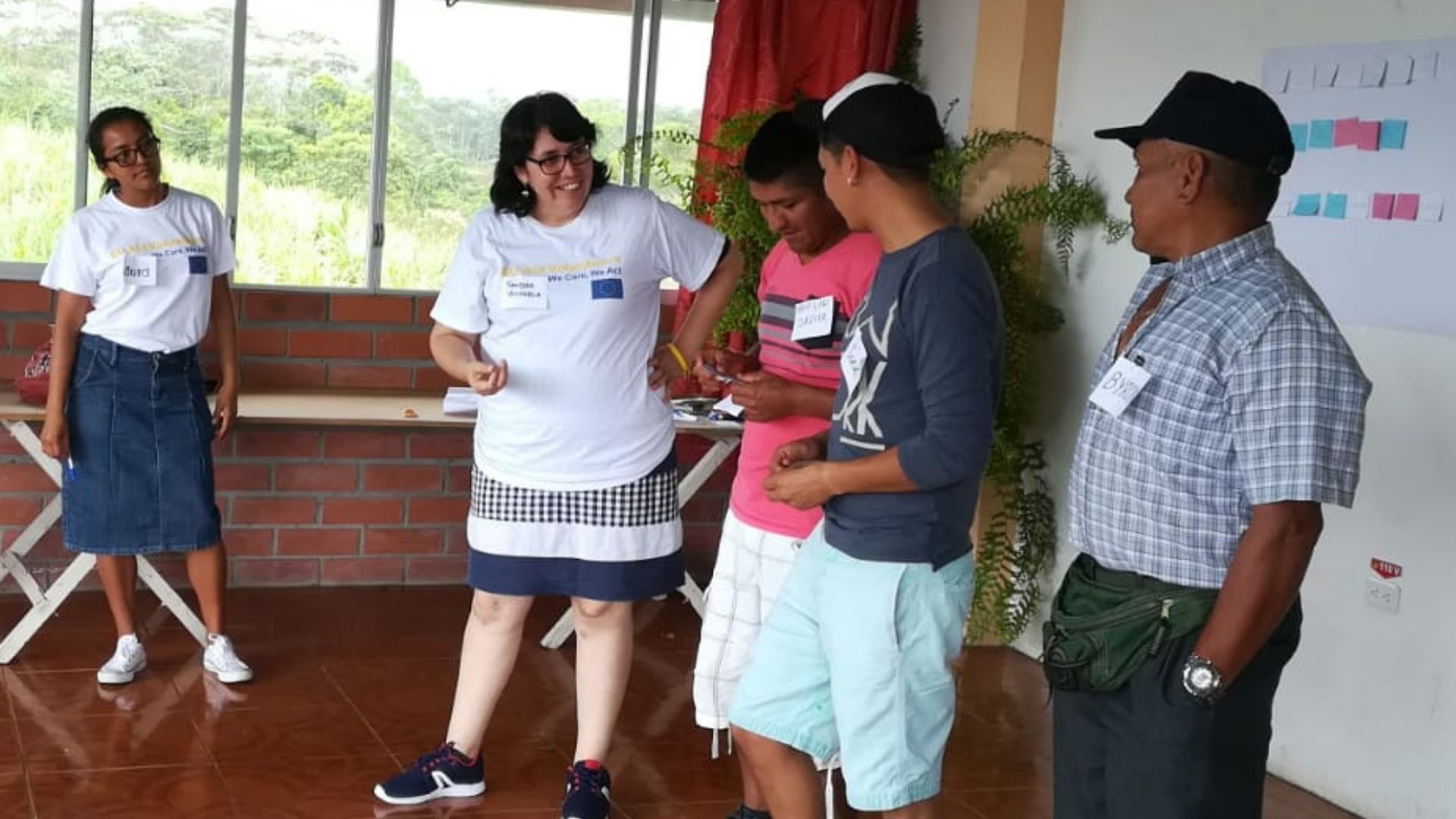 Sandra victoria, cooperante al desarrollo en Colombia