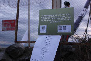 Recordatorio El Tarajal