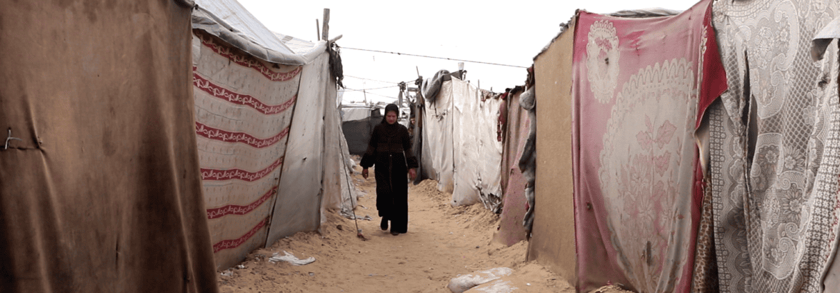 Gaza. Campamento para refugiadas