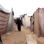 Gaza. Campamento para refugiadas