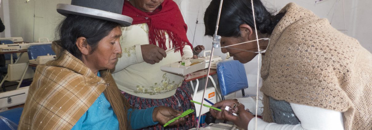 Mujeres trabajadoras sindicalistas Bolivia