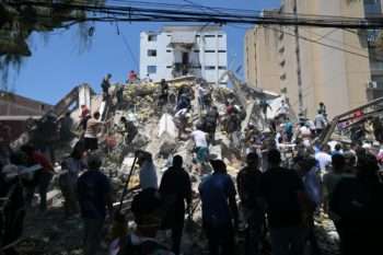 Terremoto en Colombia. Buscando supervivientes