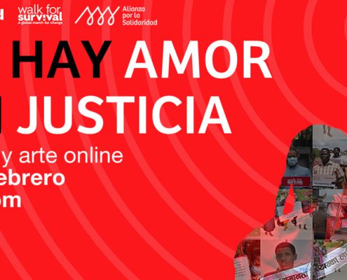 cartel no hay amor sin justicia