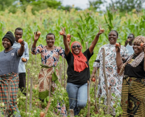 Cooperativa de mujeres que practican la agroecología en Tanzania