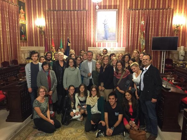 Recepción en el ayuntamietno de Sevilla