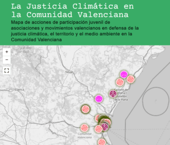Mapeo de iniciativas de justicia climática y juventud en País Valenciano